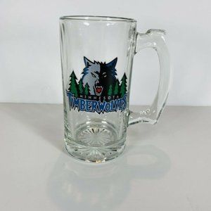Minnesota Timberwolves Glass Beer Stein 12 oz